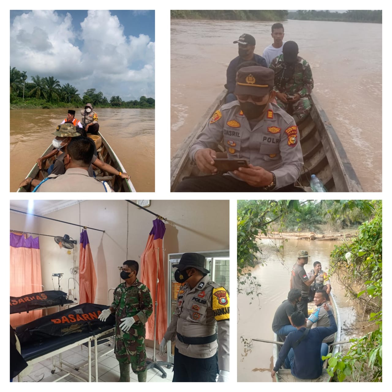 Empat Korban Tewas Tenggelam di Sungai Batang Lubuh Sudah Berhasil Dievakuasi